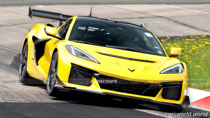 Corvette Zora Spotted Speeding Around The Ring Uncovered | Carscoops